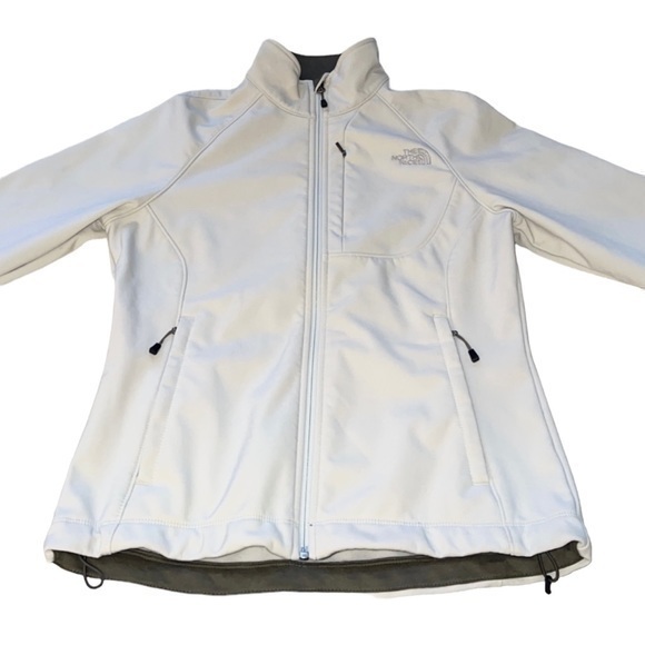 The North Face White/Cream Soft Shell Jacket - Picture 3 of 11